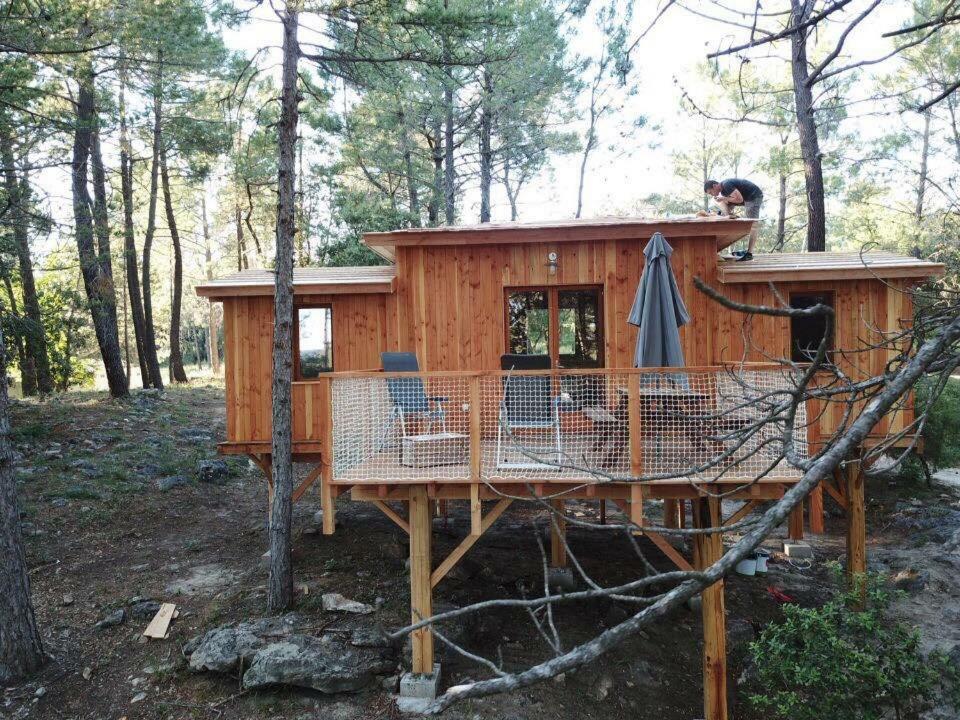 Camping La Simioune En Provence โบลแลน ภายนอก รูปภาพ